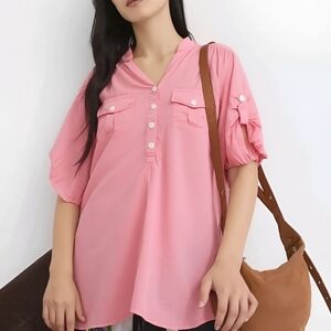 💜$5💜 CHICO'S Woman's Pink Top